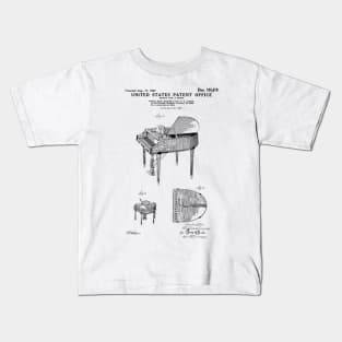 Piano Patent Kids T-Shirt